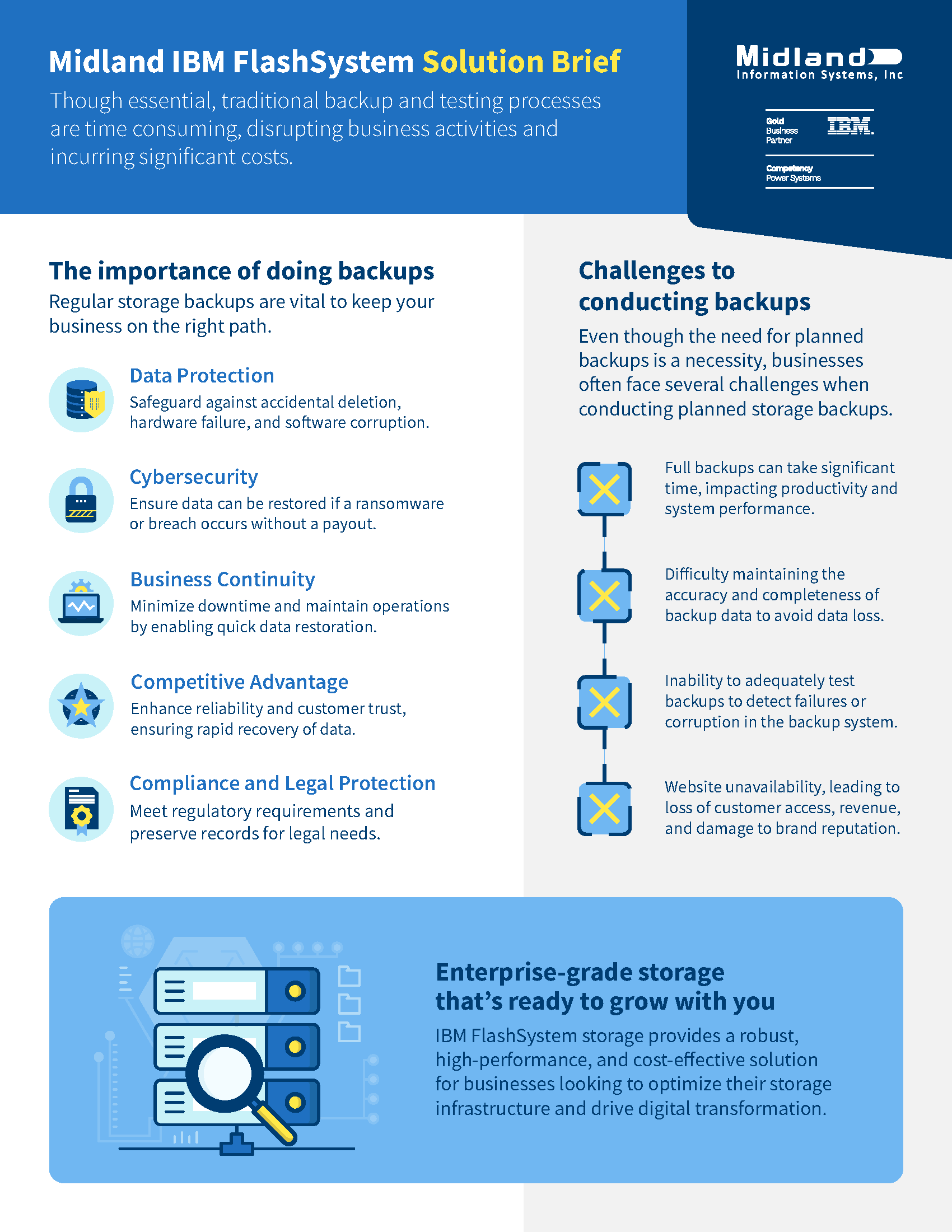 Midland IBM FlashSystem Solution Brief Page 1