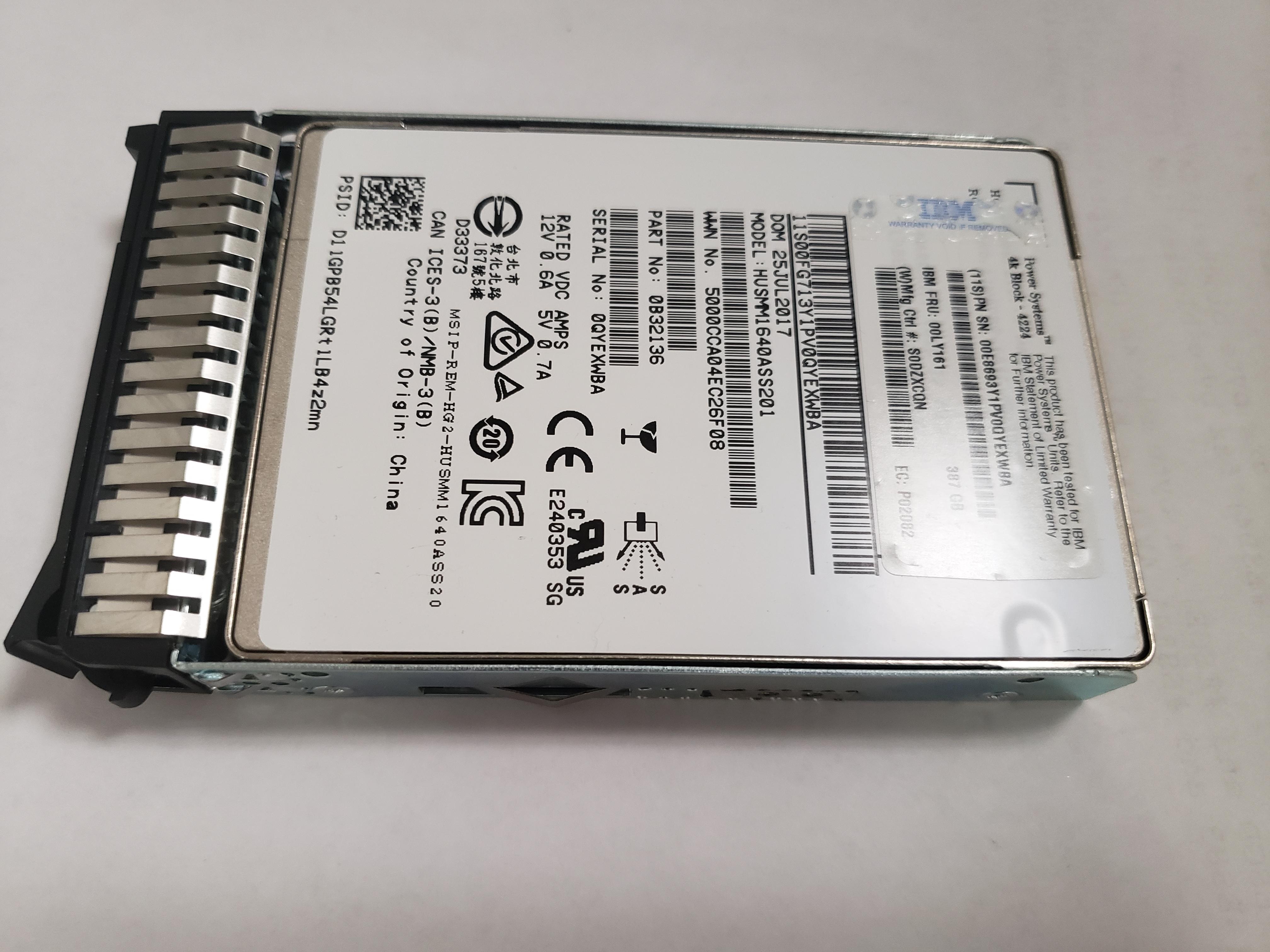 Ibm 5b11 775gb Ssd Sff 3 4k 00ly337 00ly622